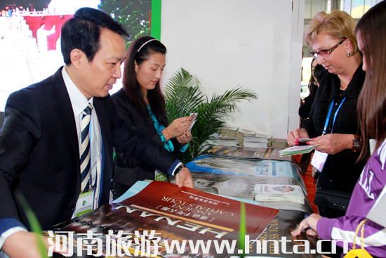 2013中国国际旅交会河南旅游局获得最佳组织奖