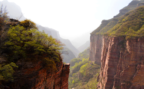 九峰化莲—新乡南太行九莲山景区春光(组图)(河南新乡九峰山) 九峰化莲—新乡南太行九莲山景区春光(组图)(河南新乡九峰山)