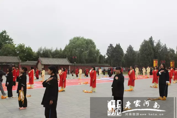 “武龙太极”创世界吉尼斯纪录启动仪式在太昊伏羲陵景区举行