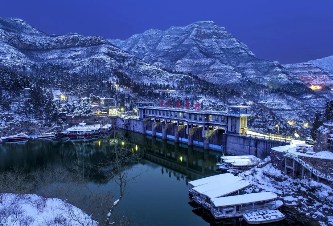 青天河迎来今冬初雪，带你追寻向往的冬季雪景