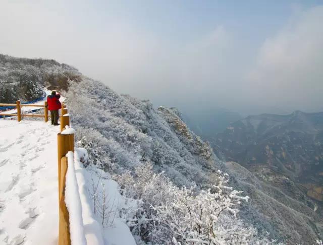 青天河迎来今冬初雪，带你追寻向往的冬季雪景