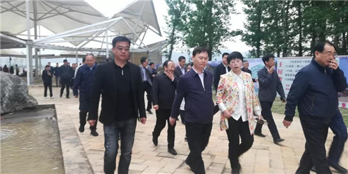 济源市重点项目观摩团到文旅集团济水源项目调研（济源文旅新董事长张林老家是那里的人）