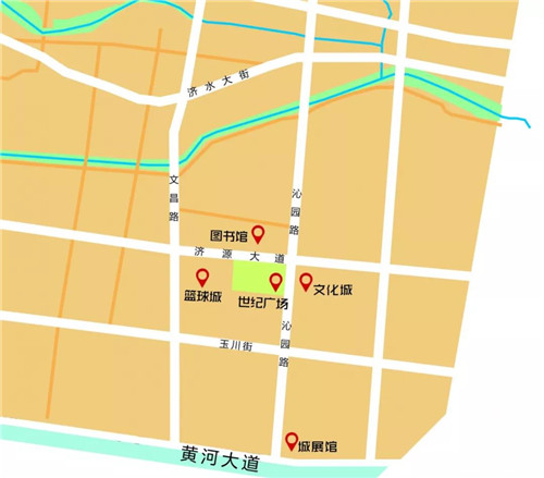 中央游憩区，畅享济源城市休闲好时光！（游憩空间分类）