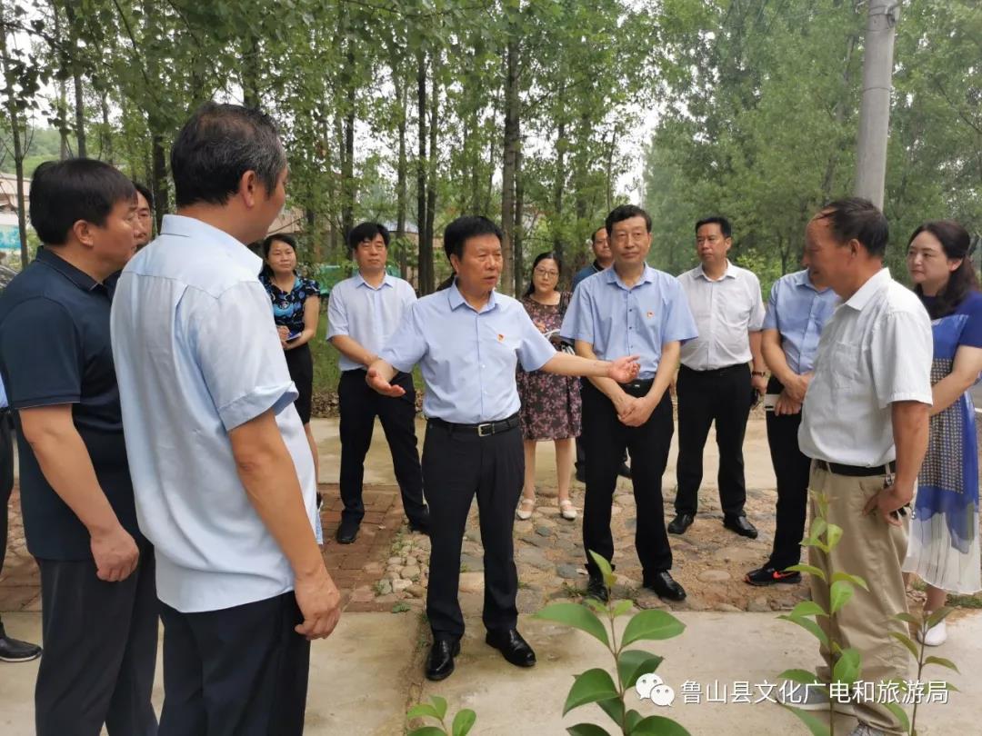 平顶山市市委书记周斌到鲁山县调研乡村旅游工作