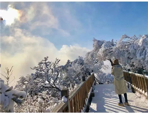 初冬的老君山，大有看头！（老君山雪景图片 手机壁纸）