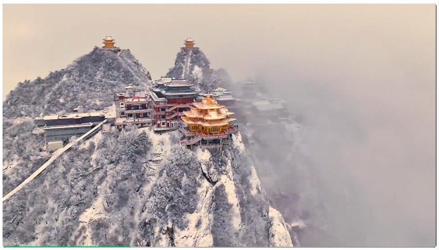 雪后老君山美爆了！2023年的第一场旅行，来这里就对了！（老君山雪后云海）