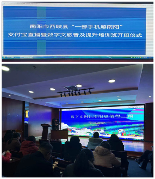 “一部手机游南阳”支付宝直播暨数字文旅普及提升培训班开班仪式在西峡举行（南阳哪里有手机大卖场）